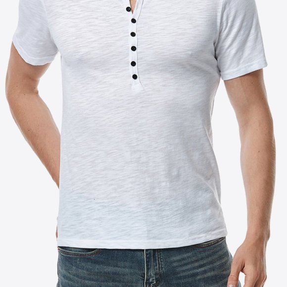 Casual Contrast Short Sleeve Shirt - Comfort Meets Style - Picture 7 of 14